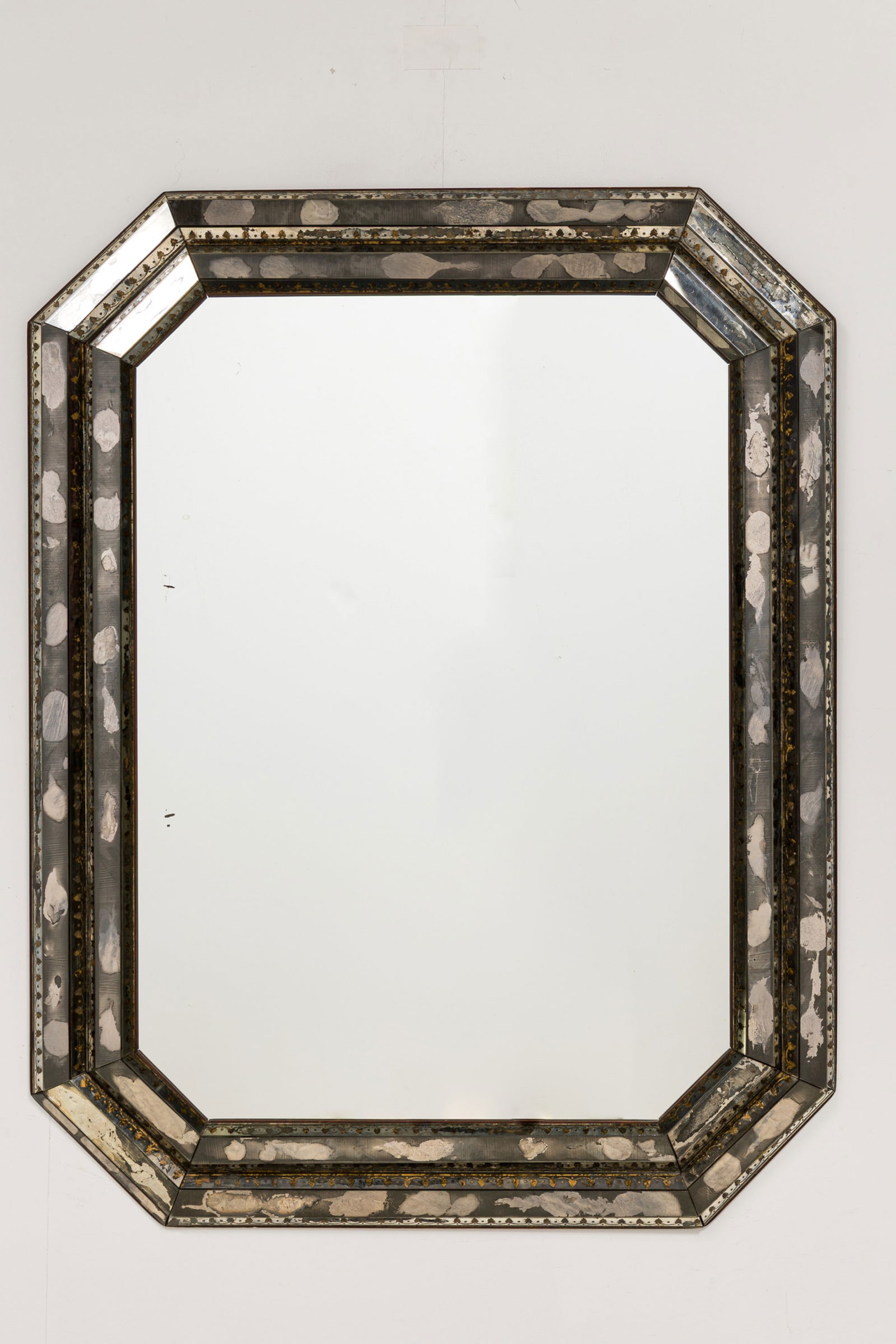 Large Venetian Eglomise Octogonal Mirror (1 of 6)
