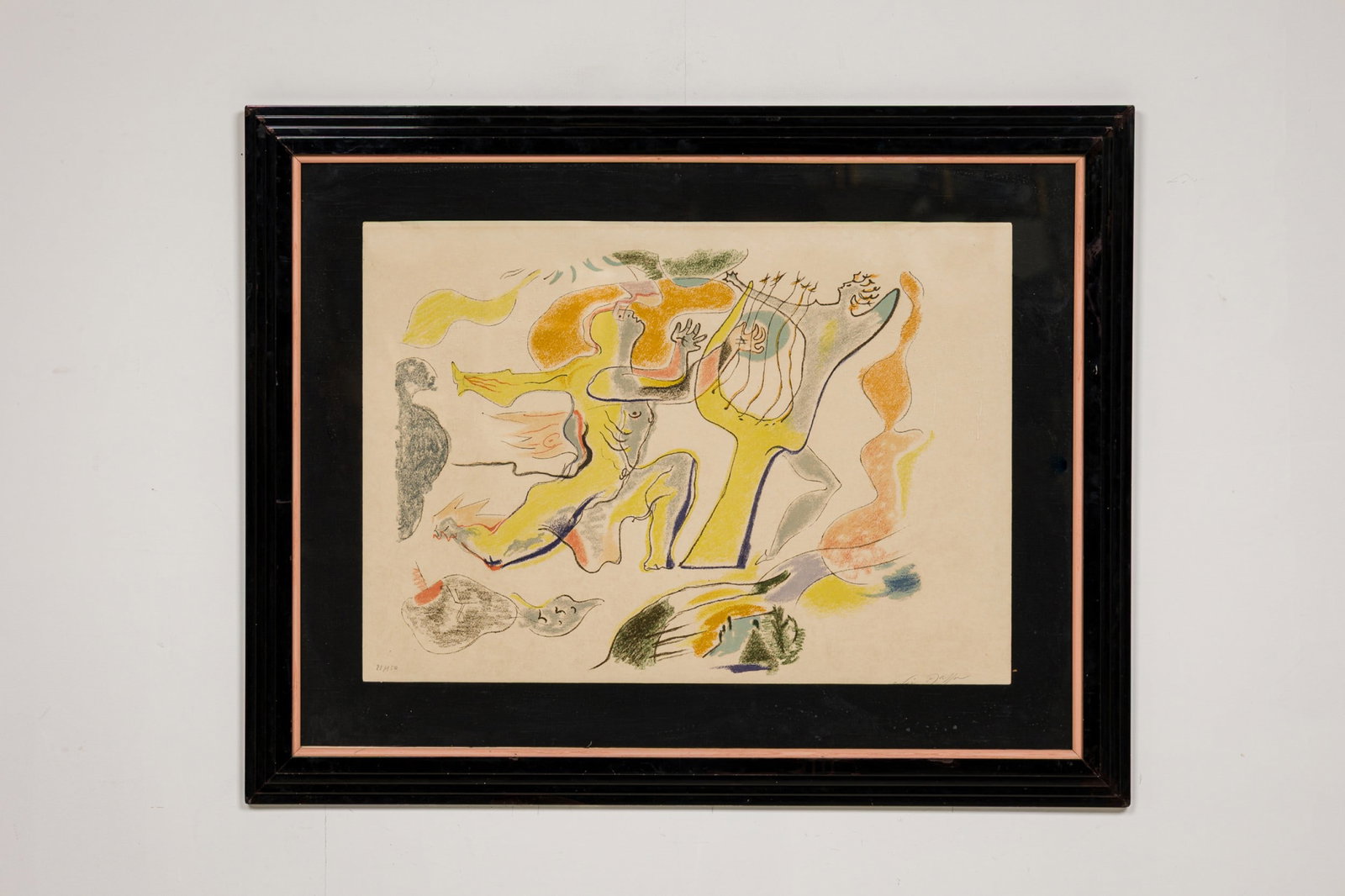 Andre Masson, color lithograph, 1970 (1 of 9)