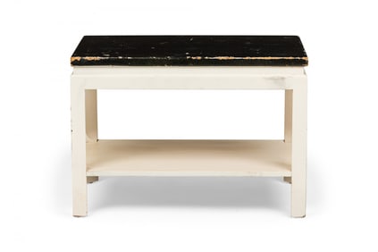 Paul Frankl for Johnson Furniture Co.,cork and wood end / side table