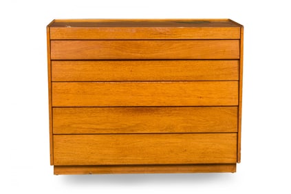 Edward Wormley for Dunbar, Mid-Century 6-drawers louver front commode/chest