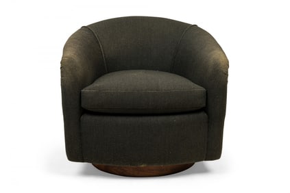 Milo Baughman, Rosewood horseshoe lounge / armchair