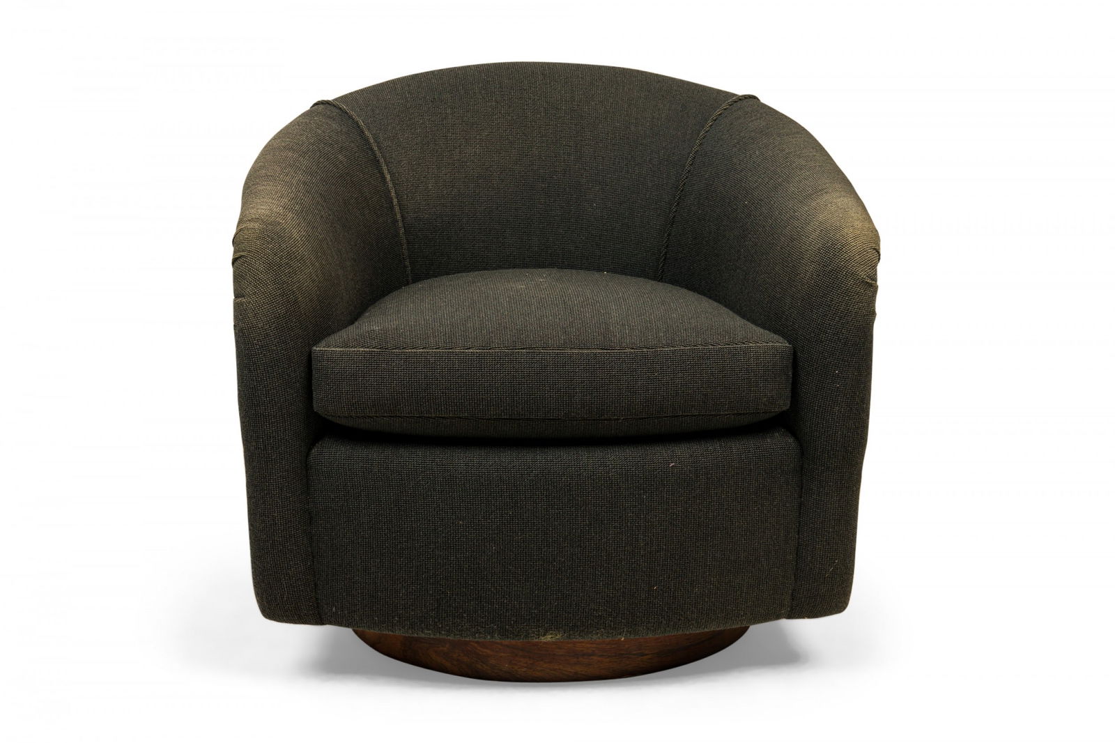 Milo Baughman, Rosewood horseshoe lounge / armchair (1 of 8)