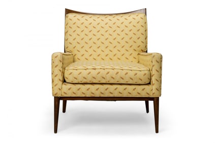 Paul McCobb for Directional, Walnut lounge armchair