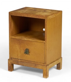 Widdicomb Modern, Walnut single drawer nightstand