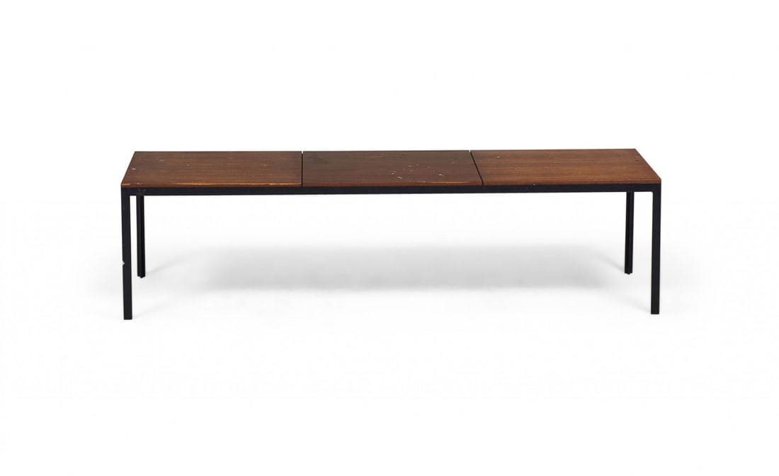 Florence Knoll, T-Bar walnut coffee / cocktail table (1 of 11)
