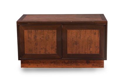 Renzo Rutili style, Walnut and Copper credenza