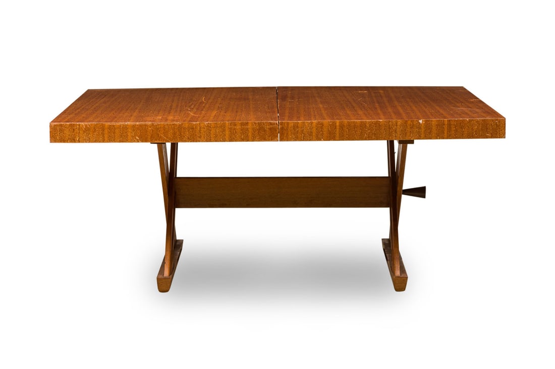 Paul Laszlo for Brown-Saltman, light Mahogany rectangular game table (1 of 11)