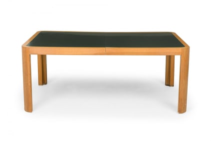 Vladimir Kagan, blond wood extension dining/conference table