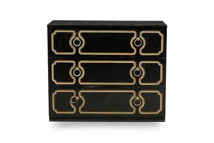 Dorothy Draper style Mid-Century 3-drawer chest