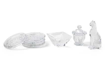 Assorted Baccarat Crystal Tabletop Items