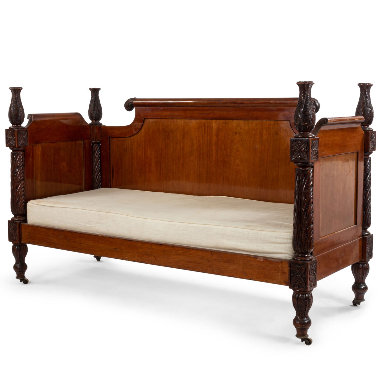 American Empire Mahogany Settee (1 of 12)