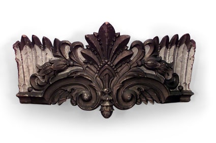 Carousel Style Carved and Painted Valance