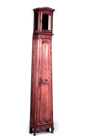 French Provincial Oak Grandfather Clock
