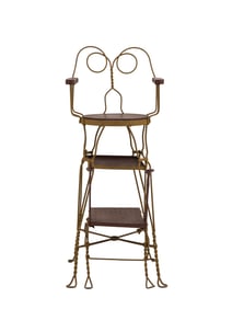 American Victorian Shoe Shine Chair