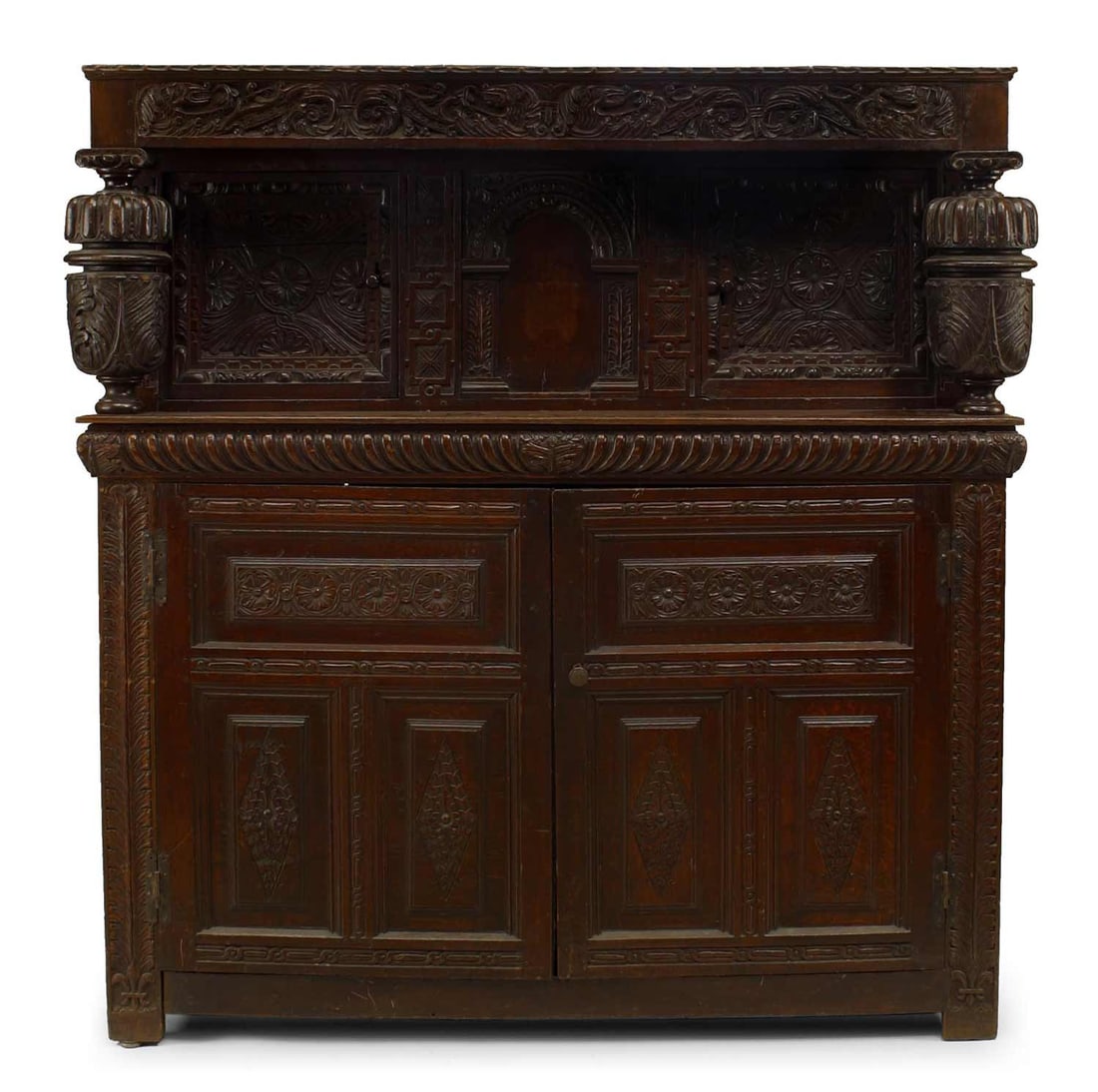 English Charles II Style Oak Cupboard (1 of 10)