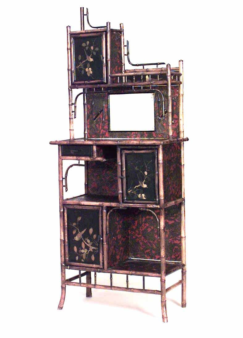 Victorian Style Bamboo Etagere (1 of 2)