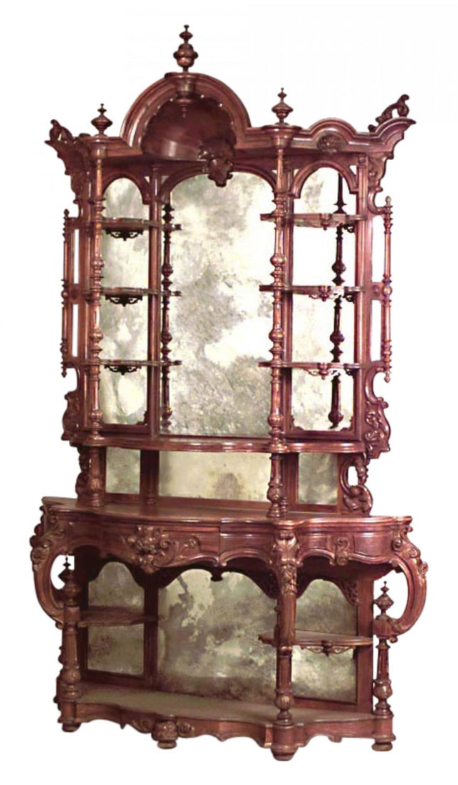 Victorian Style Rosewood Etagere (1 of 5)