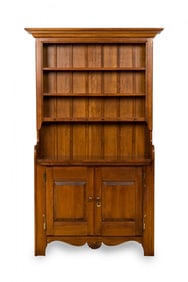 Contemporary Birch Wood Kitchen Hutch / Cabinet