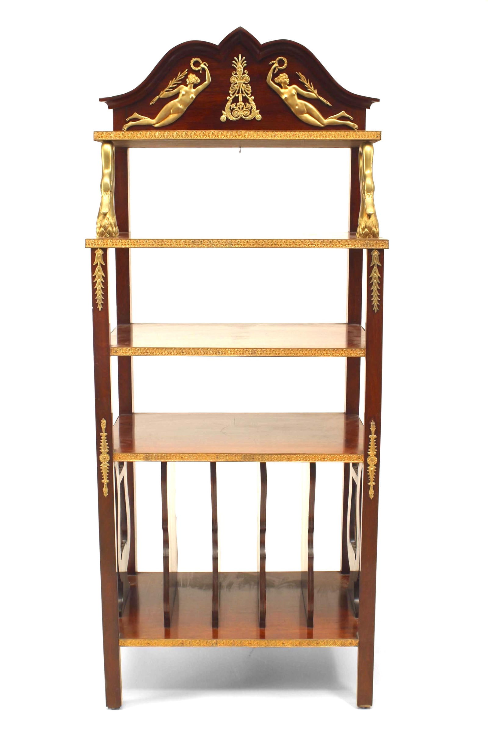 French Empire Style Mahogany ?tag?re (1 of 6)