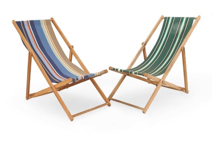 Outdoor Teak Adjustable Beach Chairs