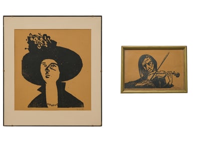 Ernst Ludwig Kirchner (Manner), Expressionist Woodcuts