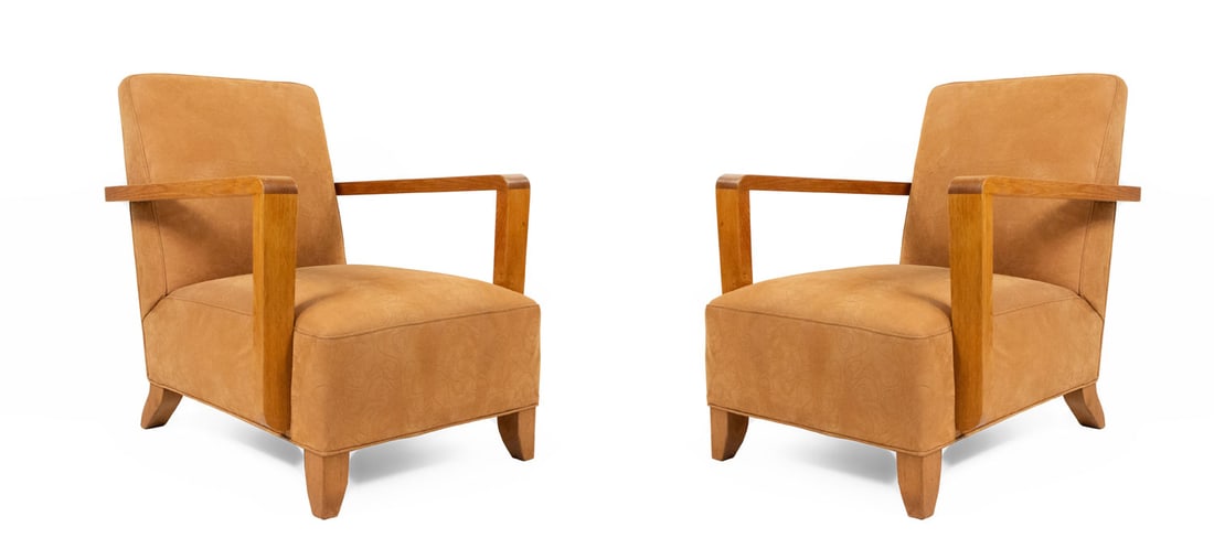 Dominique Style, Pair French Modernist Fauteuils (1 of 12)