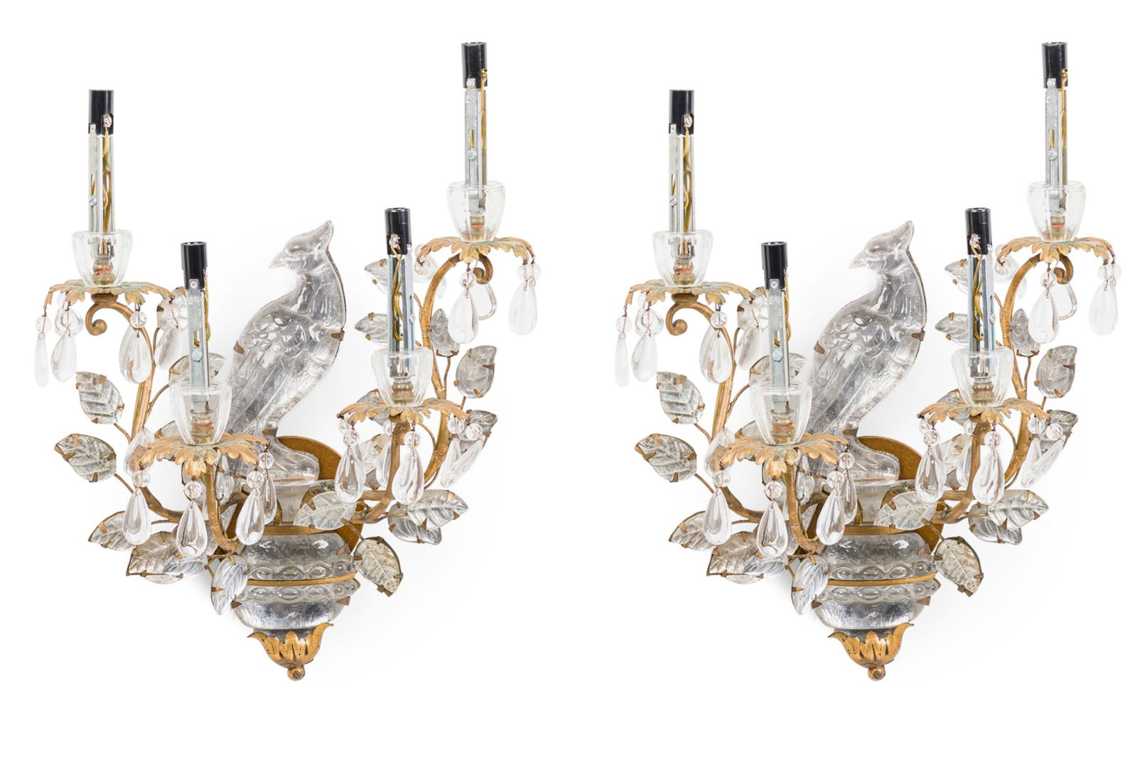 Maison Bagues (Attrib), Pair "Perroquet" Sconces (1 of 8)