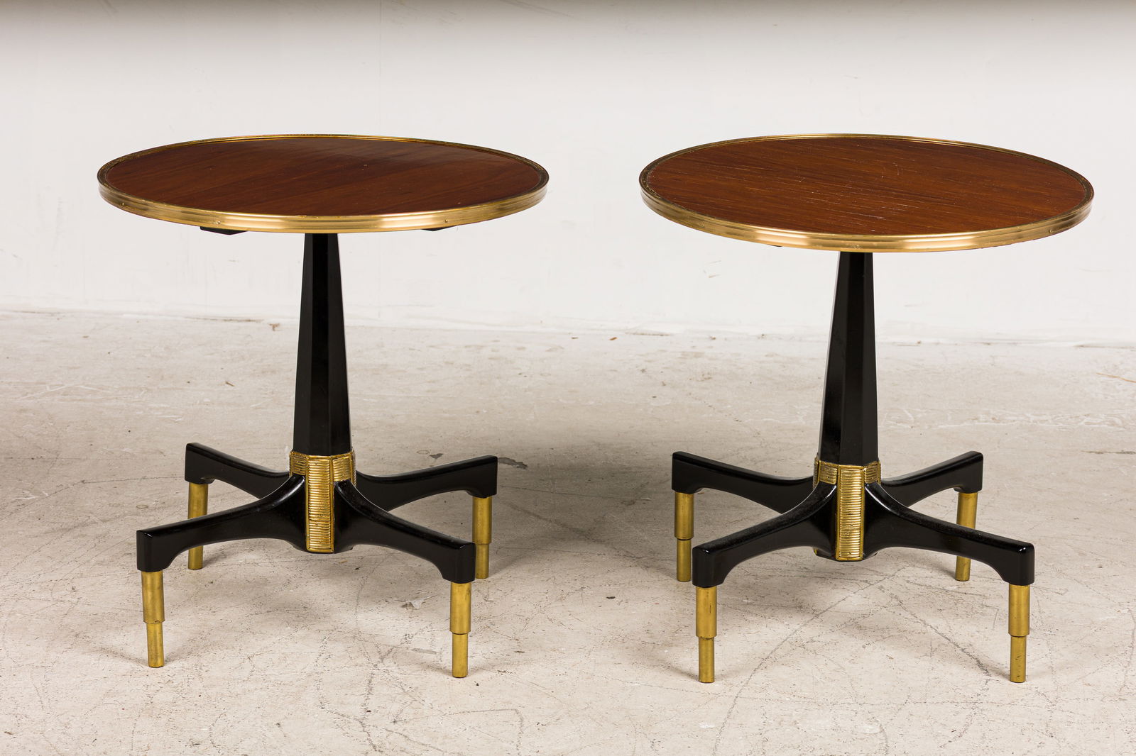 Pair French Art Deco Gueridon Side Tables (1 of 10)