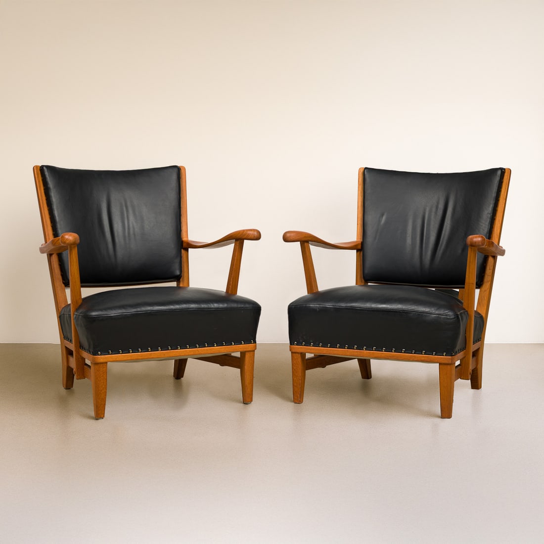 Elias Svedberg, Rare Pair Custom Lounge Chairs (1 of 11)