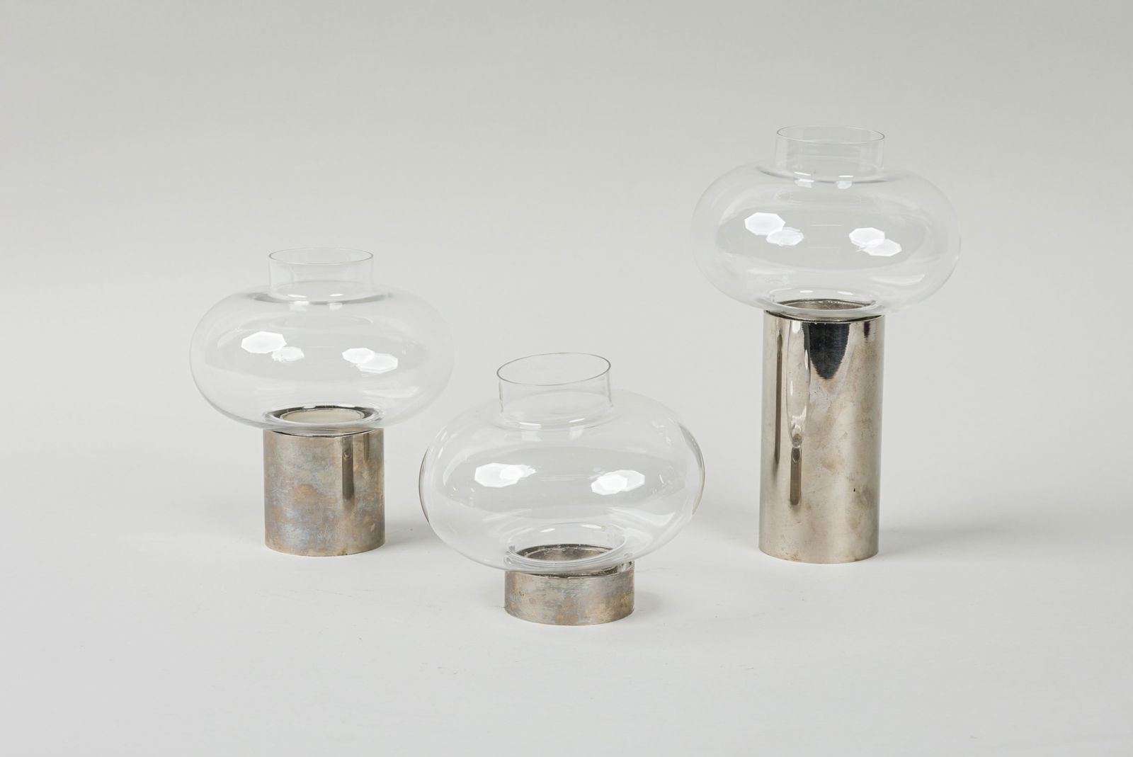 Orrefors, (3) 'Tubla' Tea Lights (1 of 9)