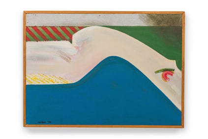 Gabriel Cohen, Abstract Oil On Board, 1979
