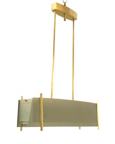 Fontana Arte (Attrib) Modernist Ceiling Light