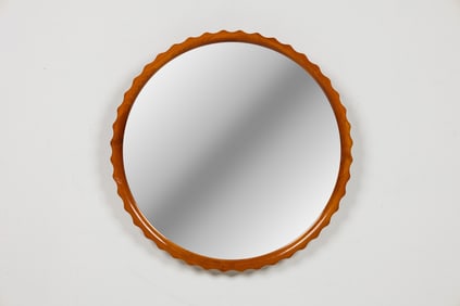 Fratelli Marelli, Fruitwood Wall Mirror