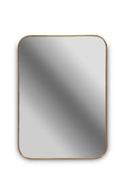 Fontana Arte (Attrib), Brass Frame Mirror