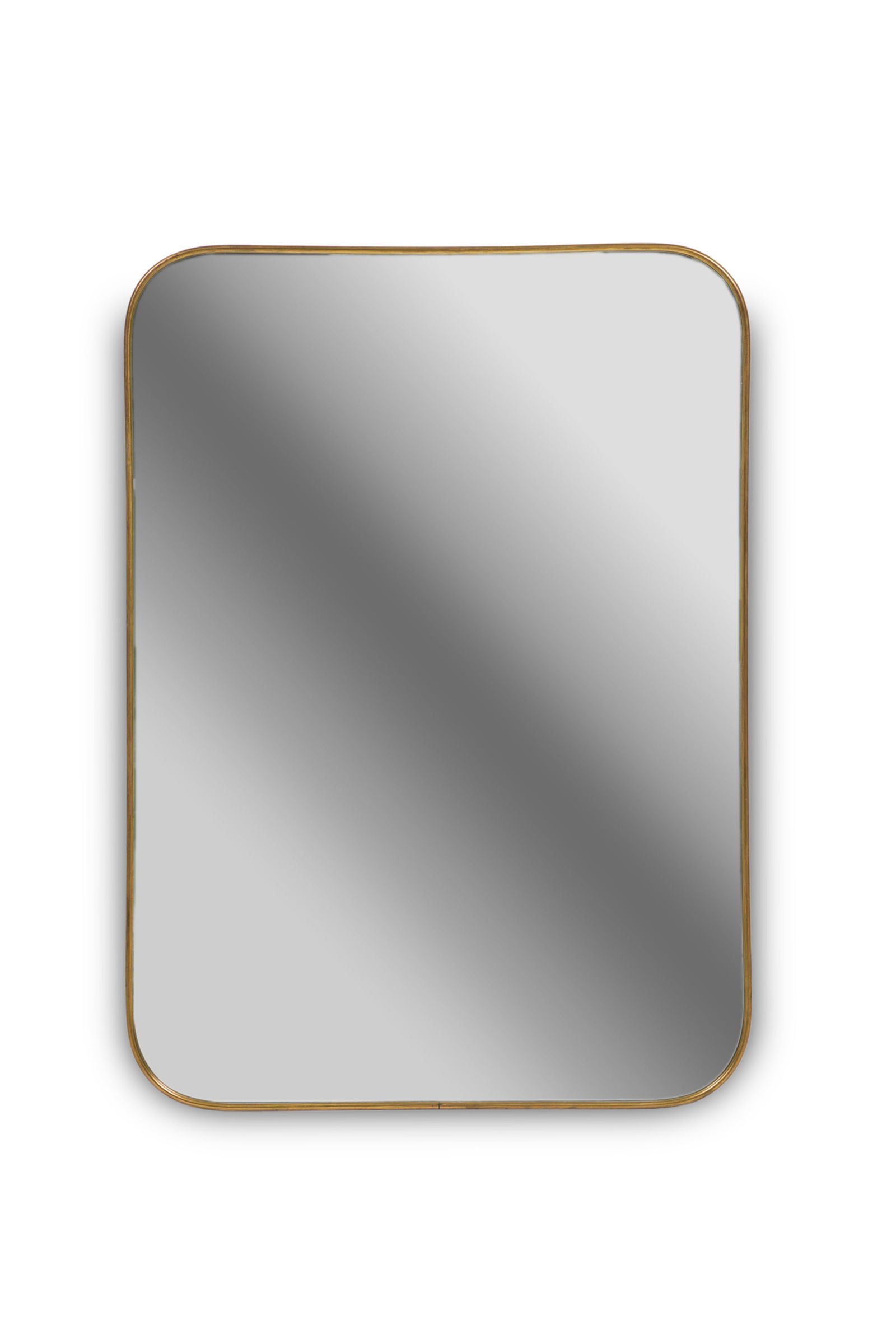 Fontana Arte (Attrib), Brass Frame Mirror (1 of 5)