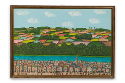 Gabriel Cohen, Oil On Board, 1976