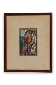 Gerrit Hondius, Mixed Media On Paper