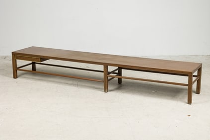 Harvey Probber, Mahogany Long Bench