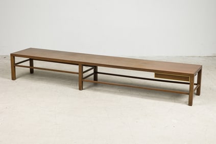 Harvey Probber, Mahogany Long Bench