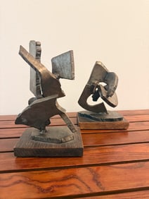 Chester Williams, (2) Bronze Sculptures, 1973