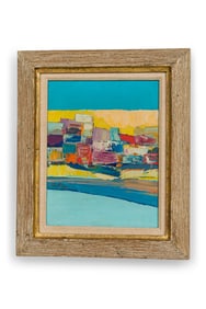 Erwin Wending, Ab Ex Oil On Canvas