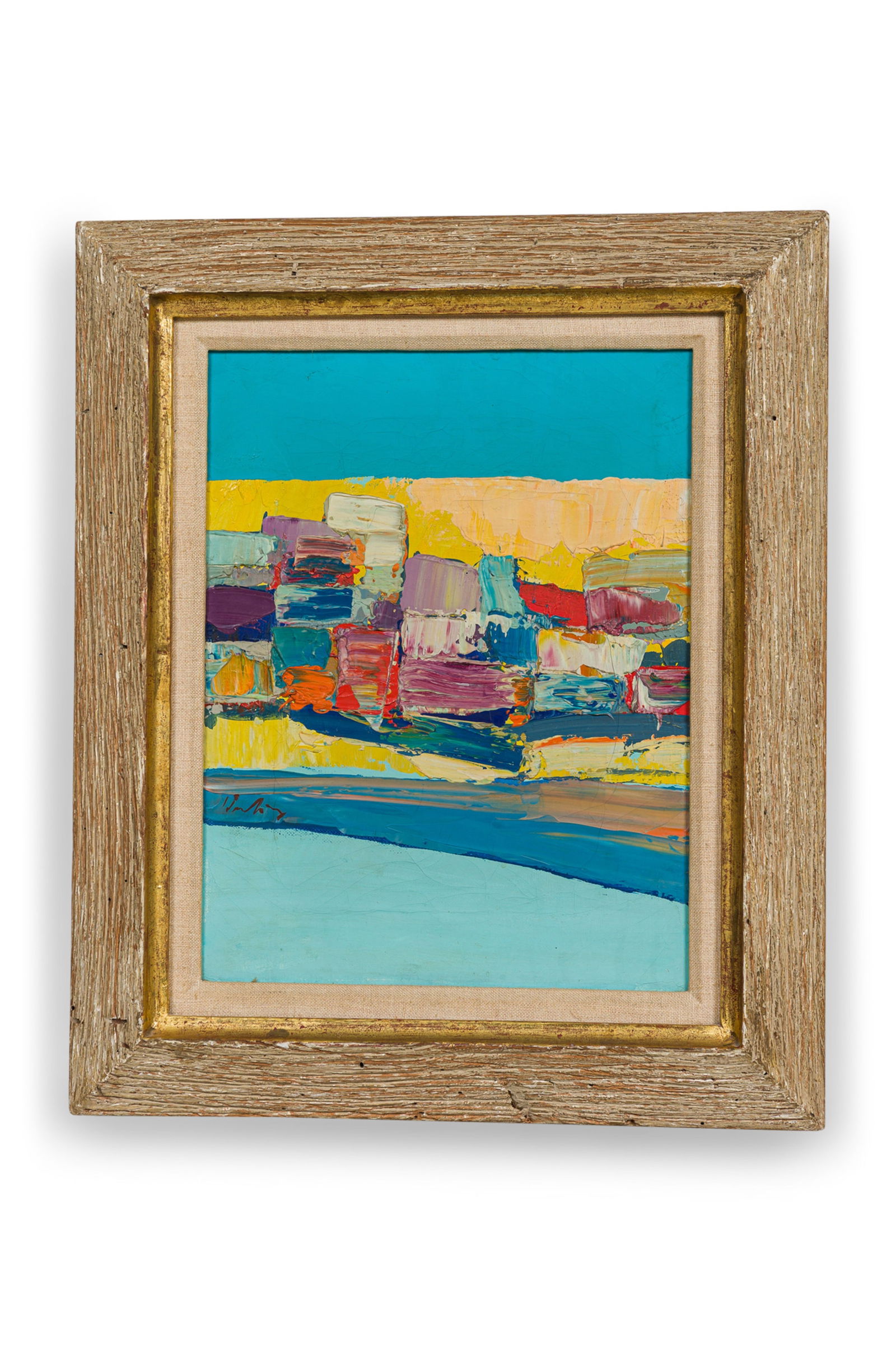 Erwin Wending, Ab Ex Oil On Canvas (1 of 7)