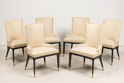 Tommi Parzinger, (6) Tailored Dining Chairs