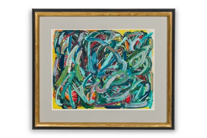 Erwin Wending, Oil On Paper