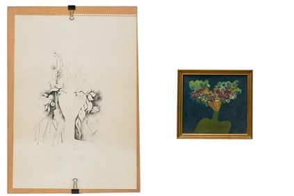 Modern School, (2) Portraits, 1972/74