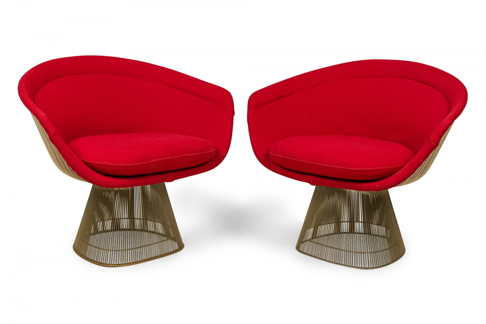 Warren Platner, Pair Lounge Chairs Model 1724A (1 of 10)