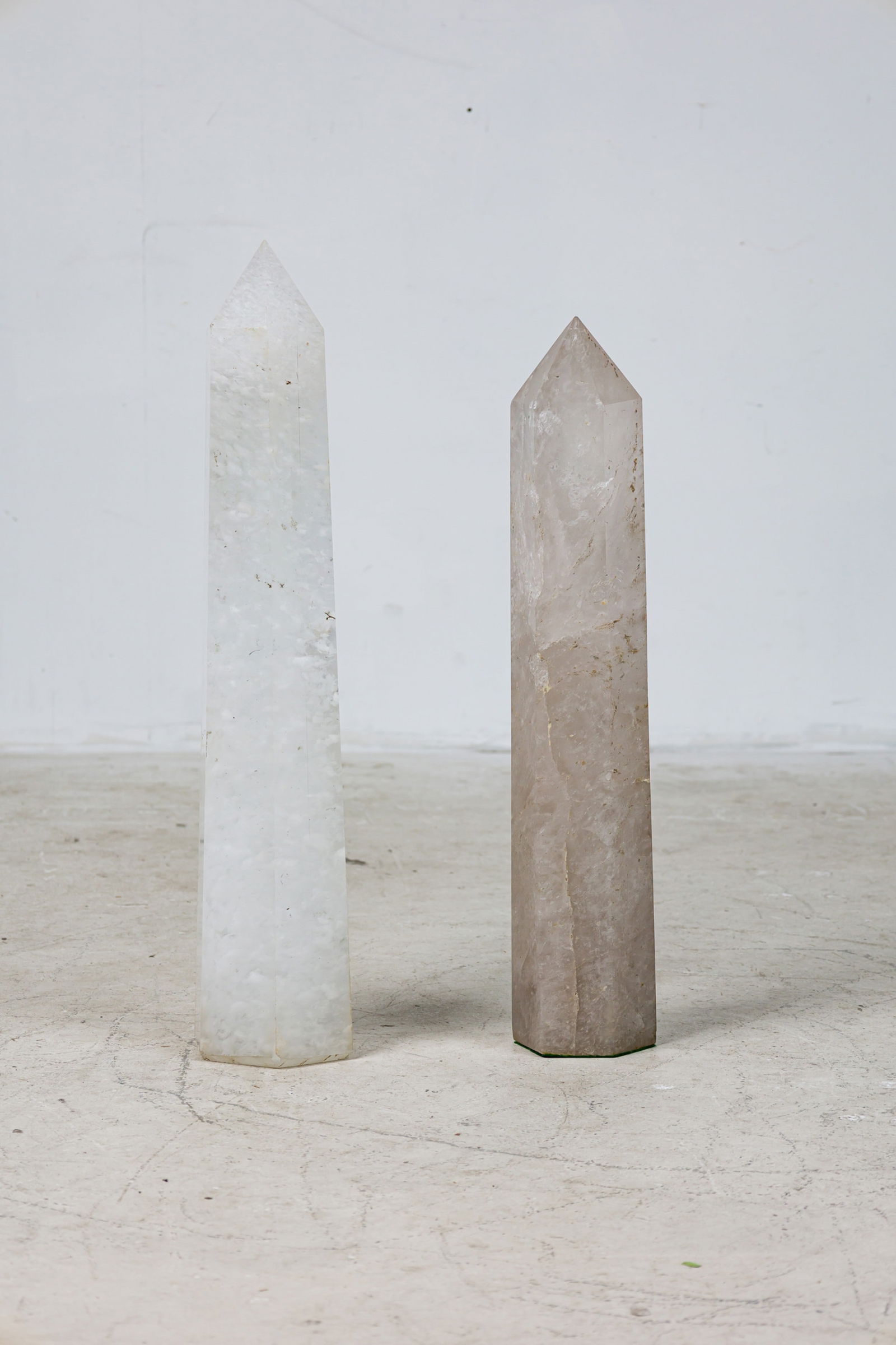(2) Monumental Rock Crystal Obelisks (1 of 17)