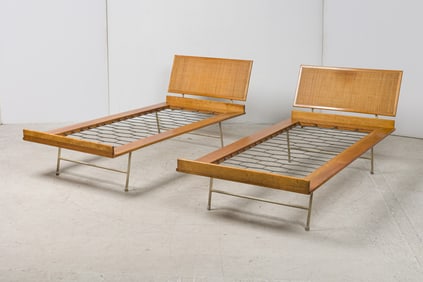 George Nelson, Pair Thin Edge Beds Model 5491