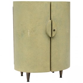 R & Y Augousti, Art-Deco Style Shagreen Jewelry Cabinet