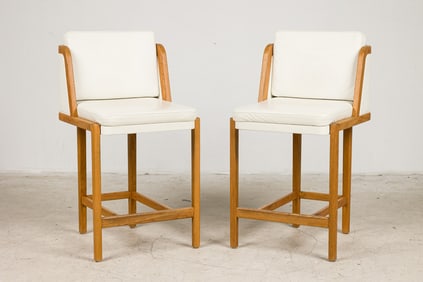 Autoban For De La Espada, (2) "Throne" Bar Stools